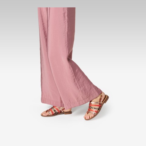 Sandali bassi MADDALUSIA C DONNA Oro rosa/Mattone - image number 1 | GEOX