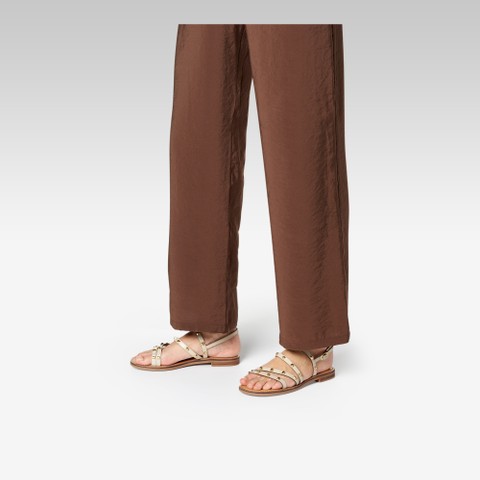 Flat sandals MADDALUSIA C WOMAN Papyrus - image number 2 | GEOX