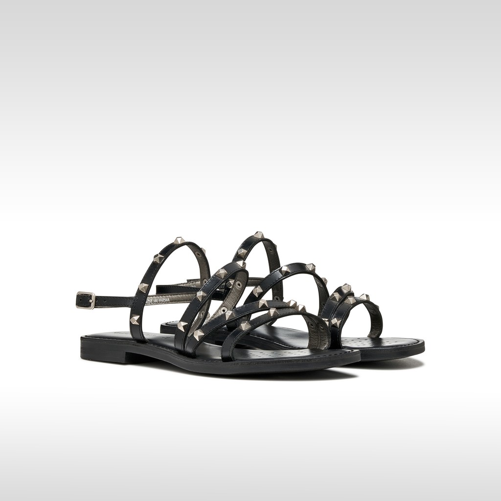 Sandali bassi MADDALUSIA C DONNA Nero - image number 2 | GEOX