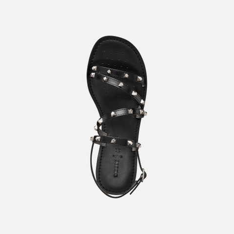 Sandalias planas MADDALUSIA C MUJER Negro - image number 5 | GEOX