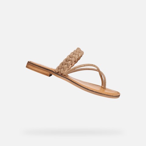 Pantoufles MADDALUSIA C FEMME Champagne | GEOX