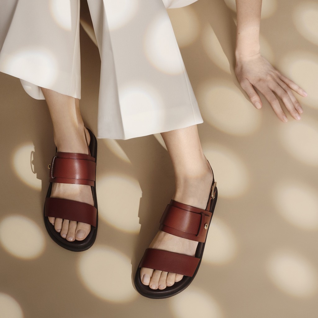 Sandalias planas ADELASH MUJER Teja - image number 1 | GEOX