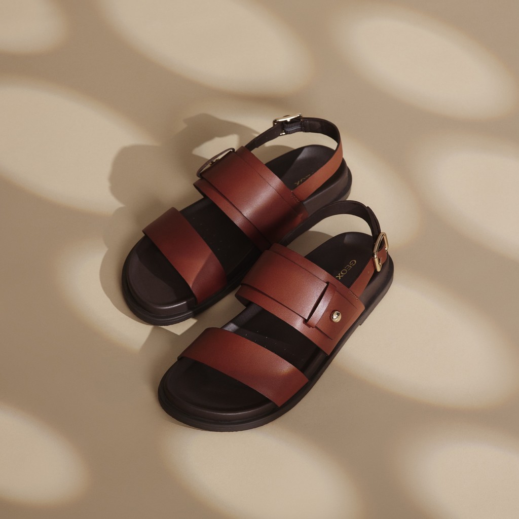 Sandalias planas ADELASH MUJER Teja - image number 2 | GEOX