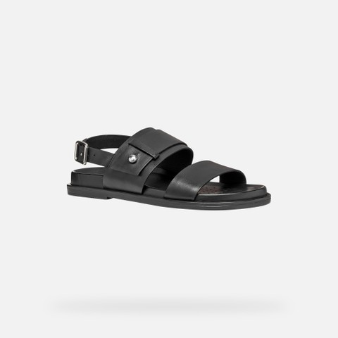 Flat sandals ADELASH WOMAN Black - image number 2 | GEOX