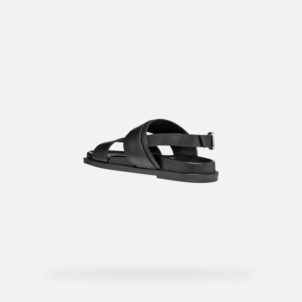 Flat sandals ADELASH WOMAN Black - image number 3 | GEOX