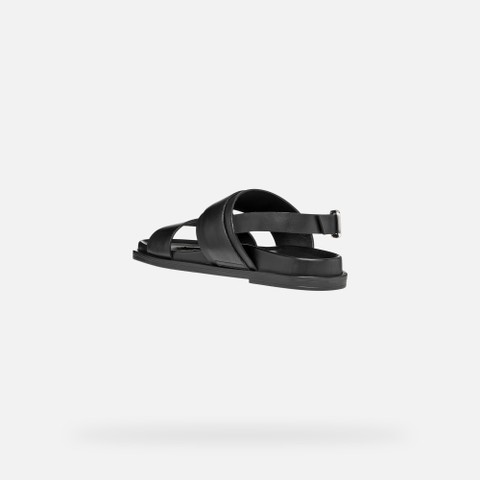 Flat sandals ADELASH WOMAN Black - image number 3 | GEOX