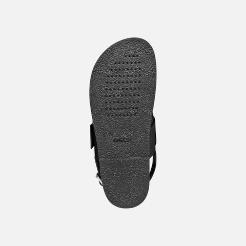 Flat sandals ADELASH WOMAN Black - image number 6 | GEOX