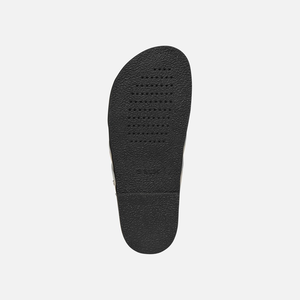 Studded sandals ADELASH WOMAN Light Sand - image number 6 | GEOX