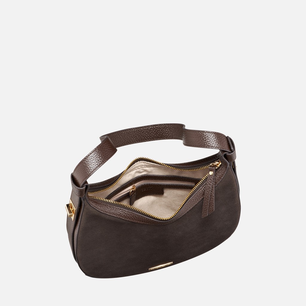 Bolso de hombro MARYEMY BAG MUJER Marr&oacute;n - image number 5 | GEOX