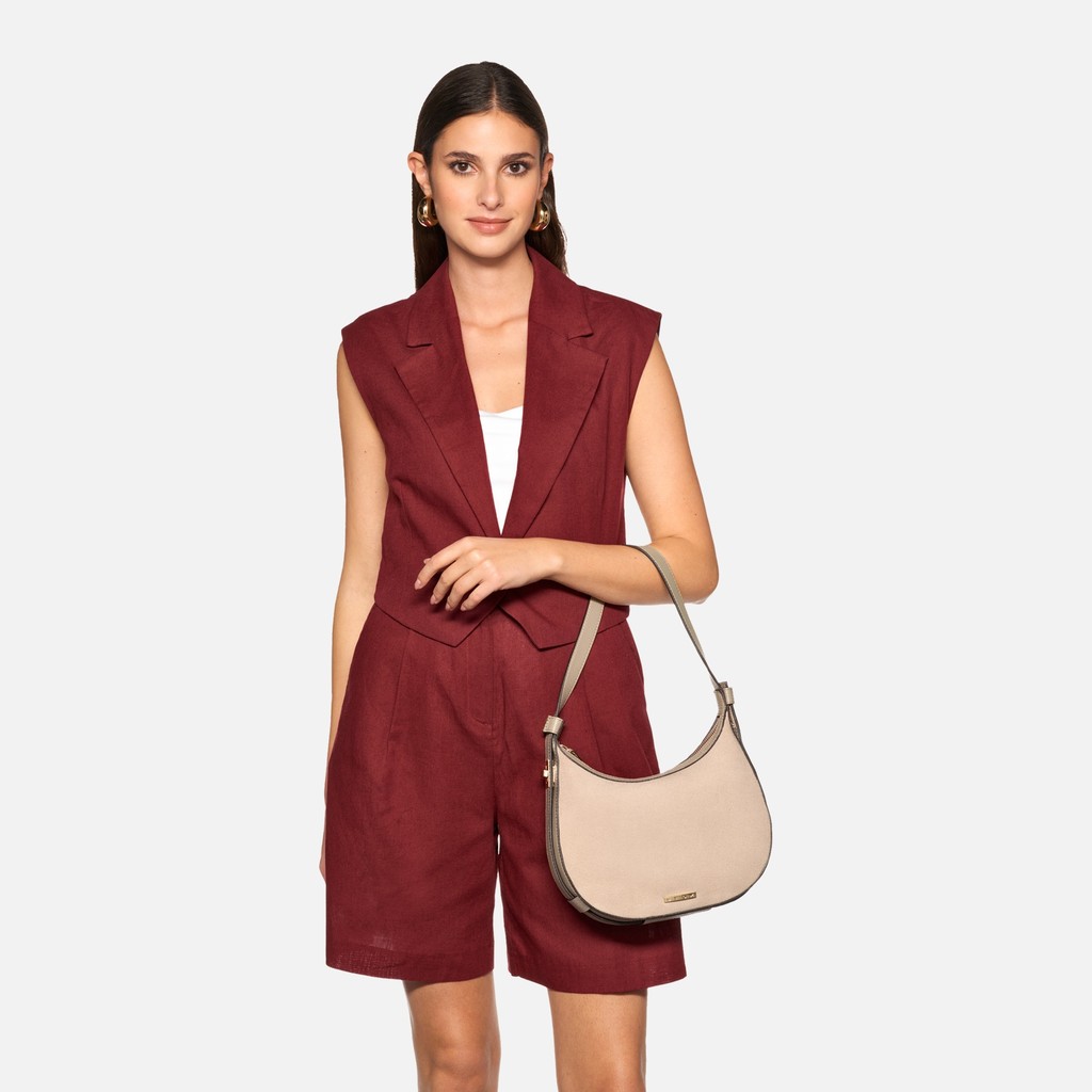 Schultertasche MARYEMY BAG DAME Helltaube - image number 7 | GEOX