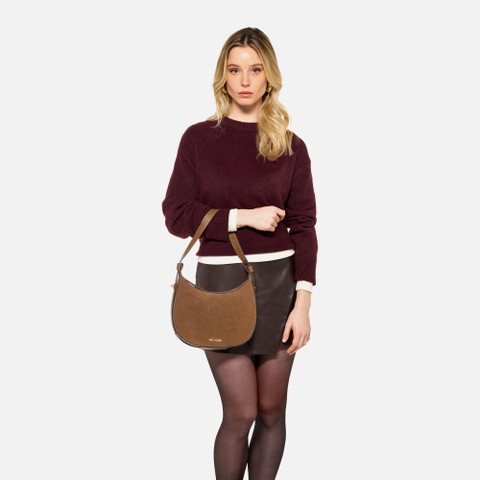 Bolso de hombro MARYEMY BAG MUJER Tabaco - image number 7 | GEOX