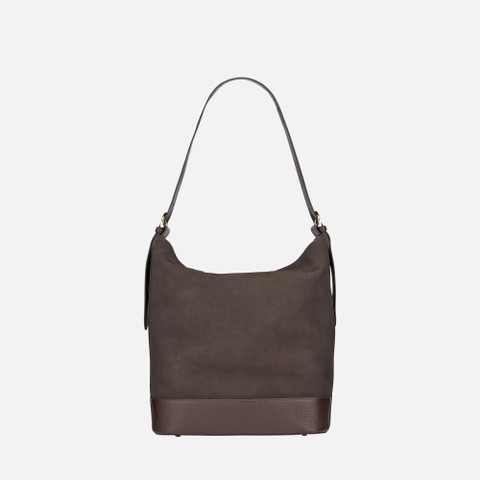 Shoulder bag ALNOIRE BAG WOMAN Chocolate - image number 3 | GEOX