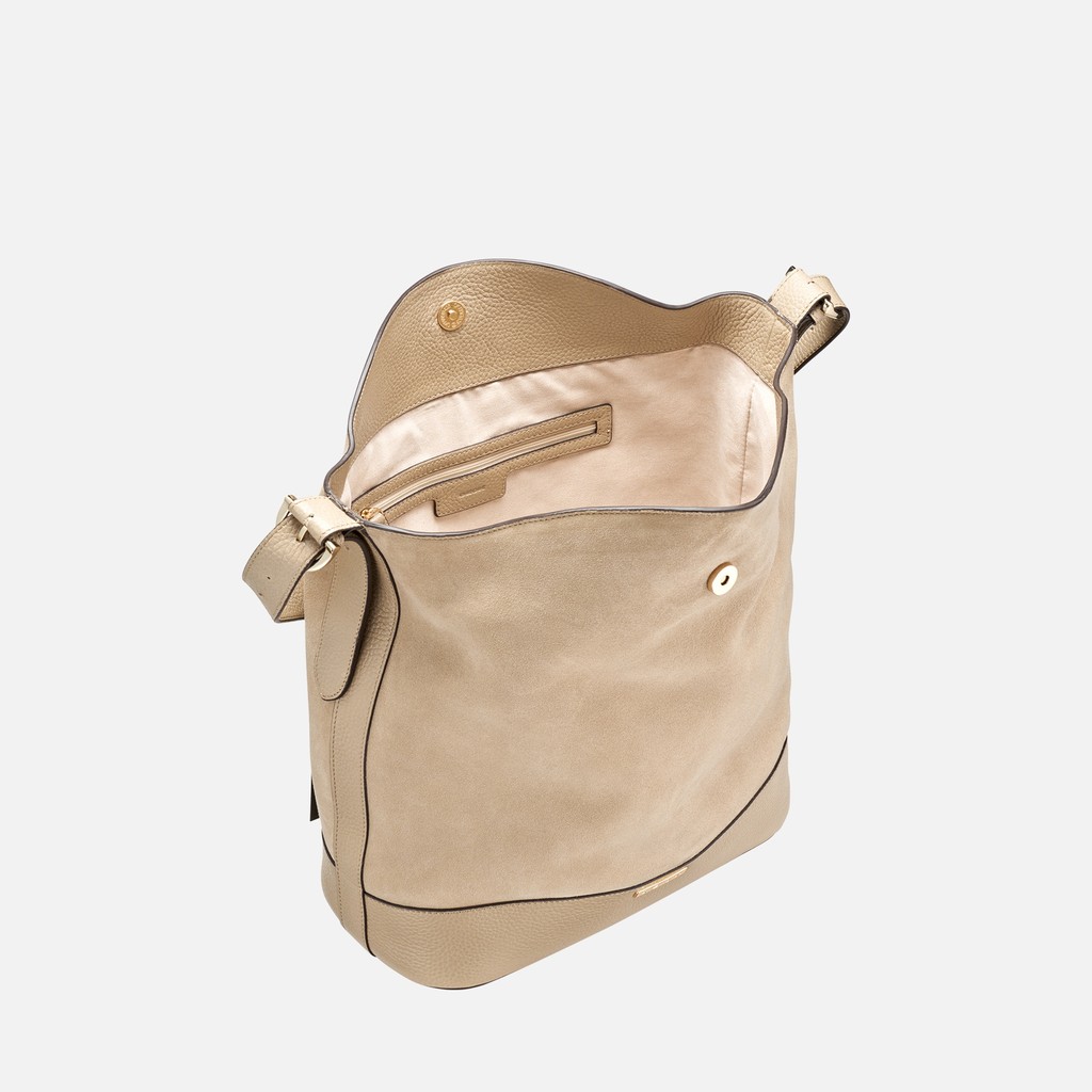 Beuteltasche ALNOIRE BAG DAME Helltaube - image number 3 | GEOX