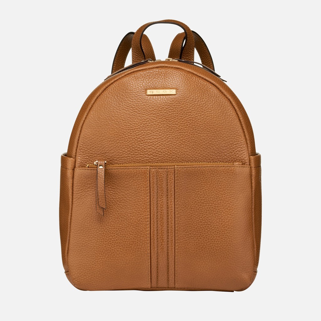 Sac &agrave; dos ELIEBETH BACKPACK FEMME Cognac - image number 0 | GEOX