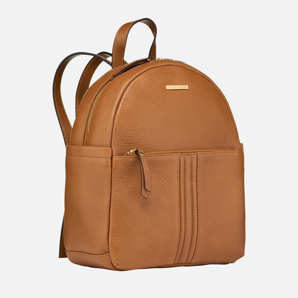 Sac &agrave; dos ELIEBETH BACKPACK FEMME Cognac - image number 1 | GEOX