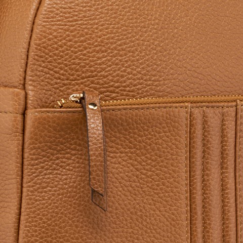 Sac &agrave; dos ELIEBETH BACKPACK FEMME Cognac - image number 4 | GEOX