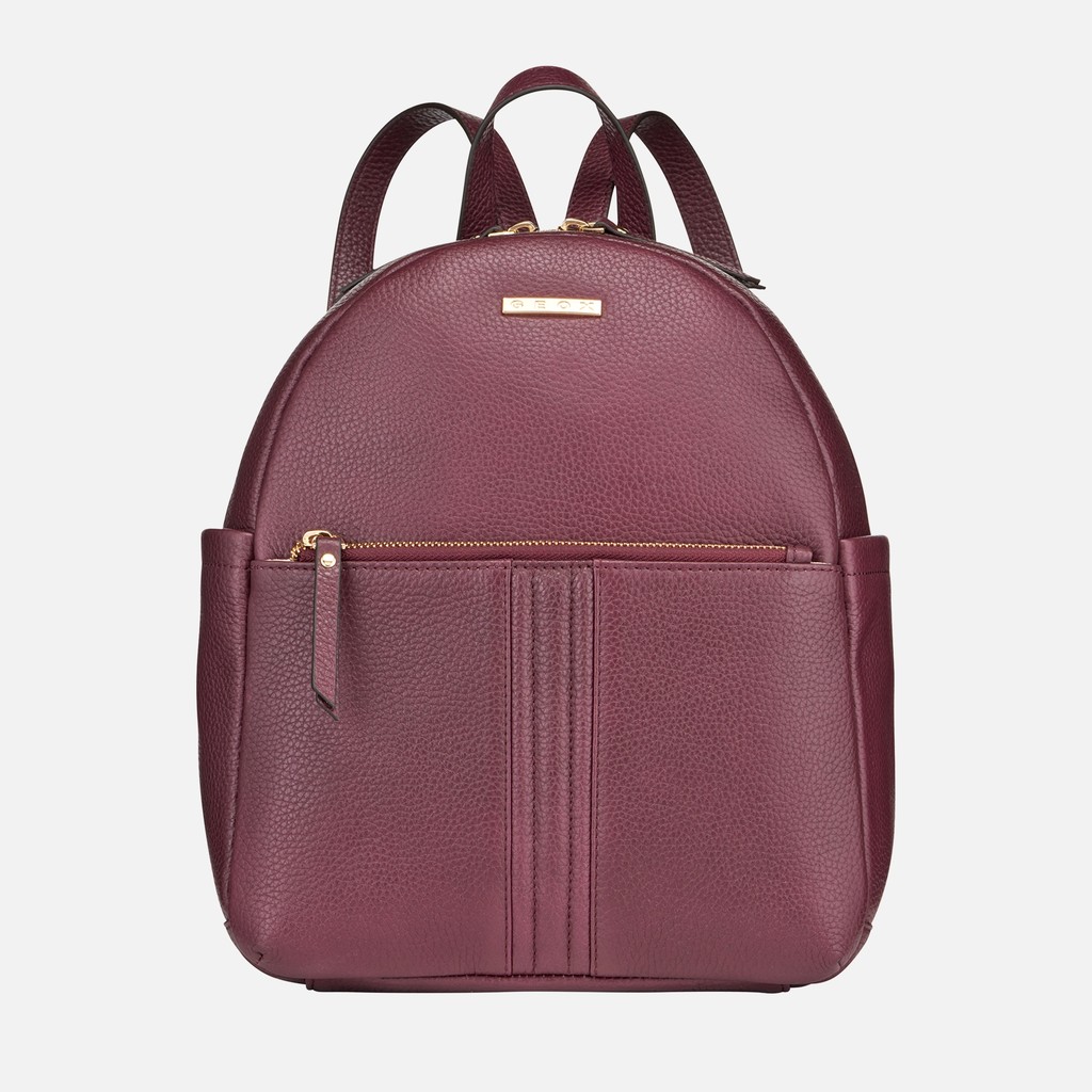 Zaino in pelle ELIEBETH BACKPACK DONNA Bordeaux - image number 0 | GEOX