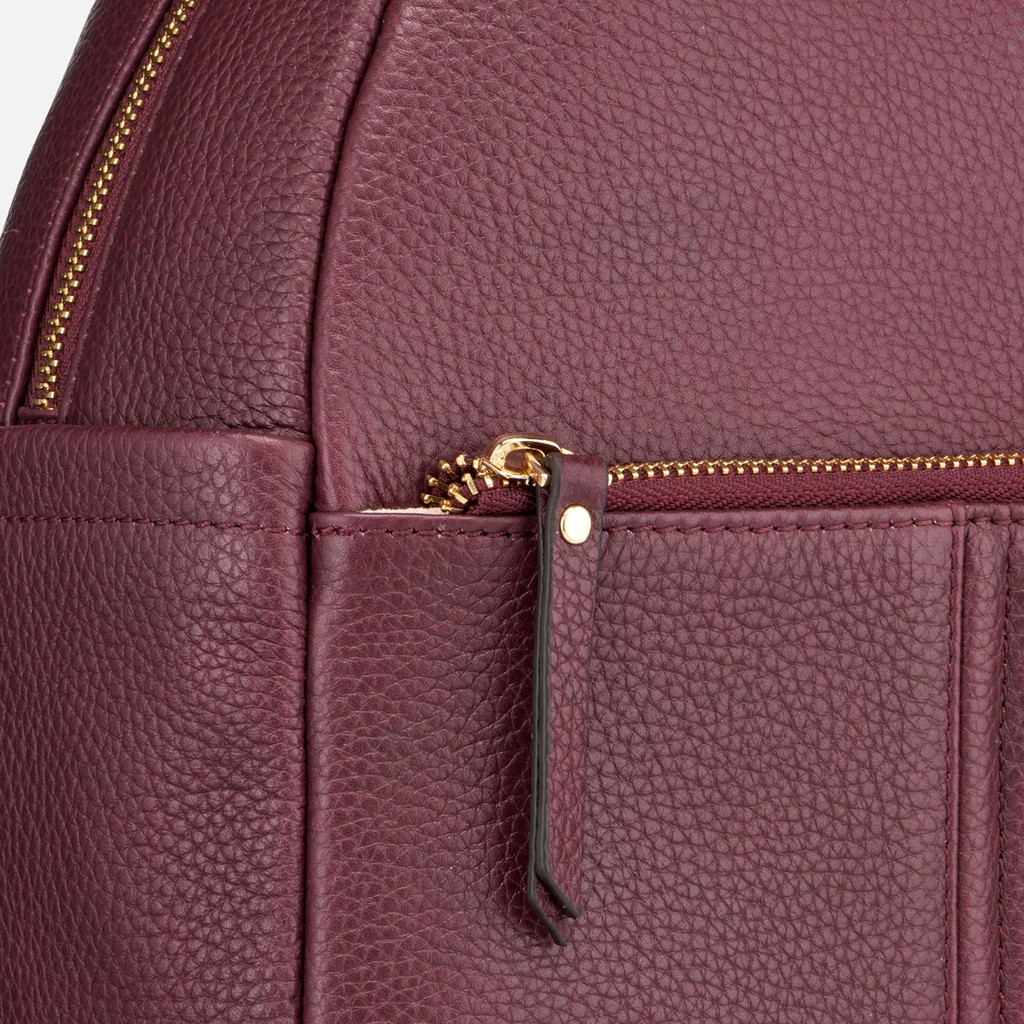 Zaino in pelle ELIEBETH BACKPACK DONNA Bordeaux - image number 4 | GEOX
