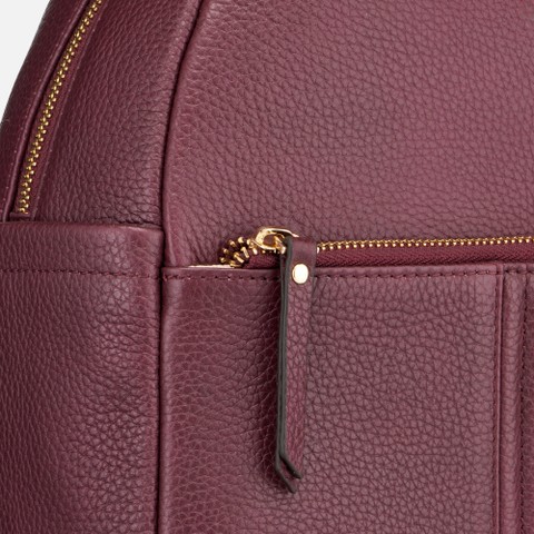 Zaino in pelle ELIEBETH BACKPACK DONNA Bordeaux - image number 4 | GEOX