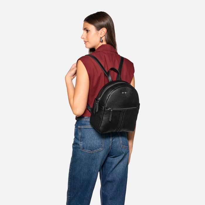 Backpack ELIEBETH BACKPACK WOMAN Black | GEOX