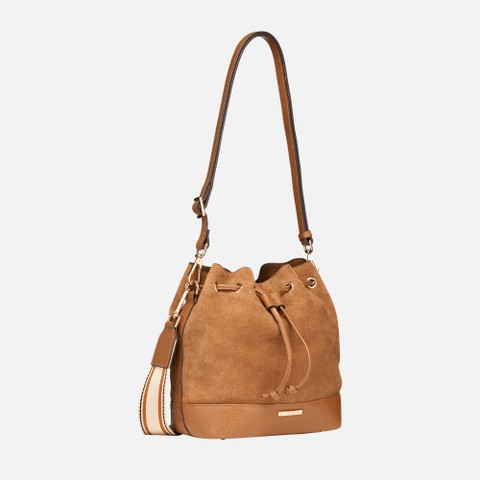 Borsa a secchiello NALVIA BAG DONNA Cognac - image number 2 | GEOX