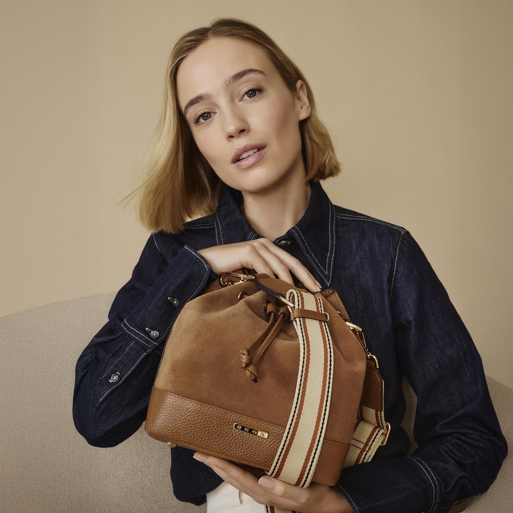 Bucket bag NALVIA BAG WOMAN Cognac - image number 1 | GEOX