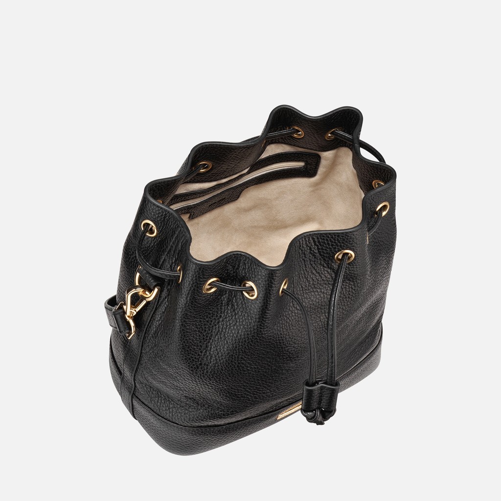 Borsa a secchiello NALVIA BAG DONNA Nero - image number 5 | GEOX