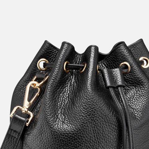 Borsa a secchiello NALVIA BAG DONNA Nero - image number 6 | GEOX