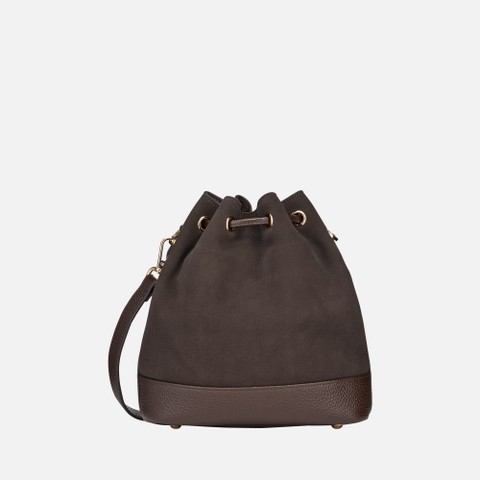 Bolso de cubo NALVIA BAG MUJER Marr&oacute;n - image number 2 | GEOX