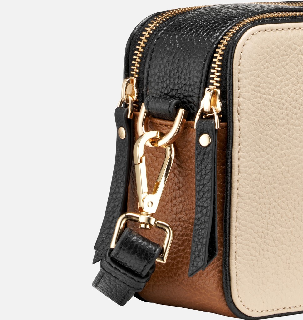 Umh&auml;ngetasche NORIZE BAG DAME Off-White/Cognac - image number 5 | GEOX