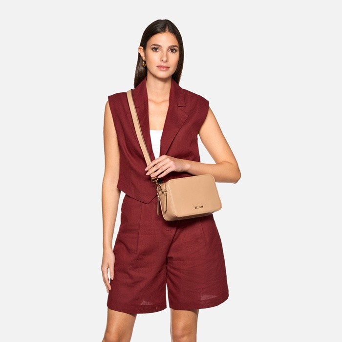Cross-body bag NORIZE BAG WOMAN Beige | GEOX