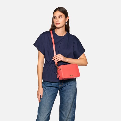 Borsa a tracolla NORIZE BAG WOMAN Corallo - image number 5 | GEOX