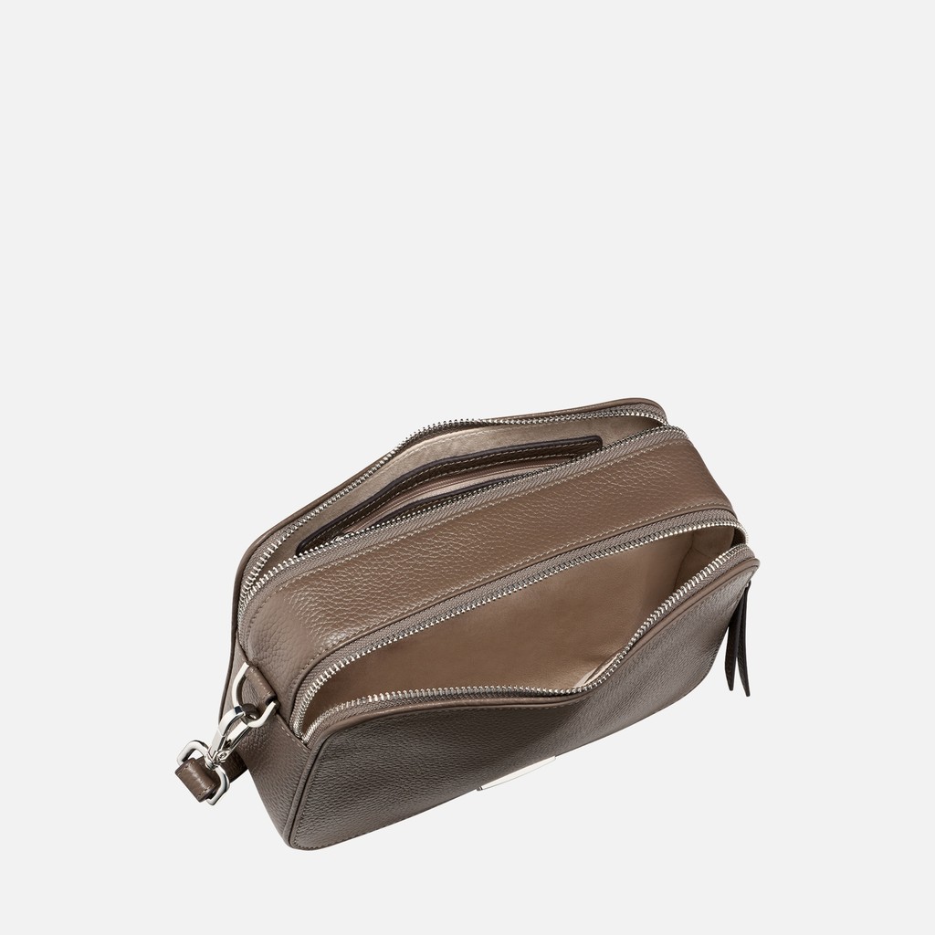 Cross-body bag NORIZE BAG WOMAN Dove Gray - image number 3 | GEOX