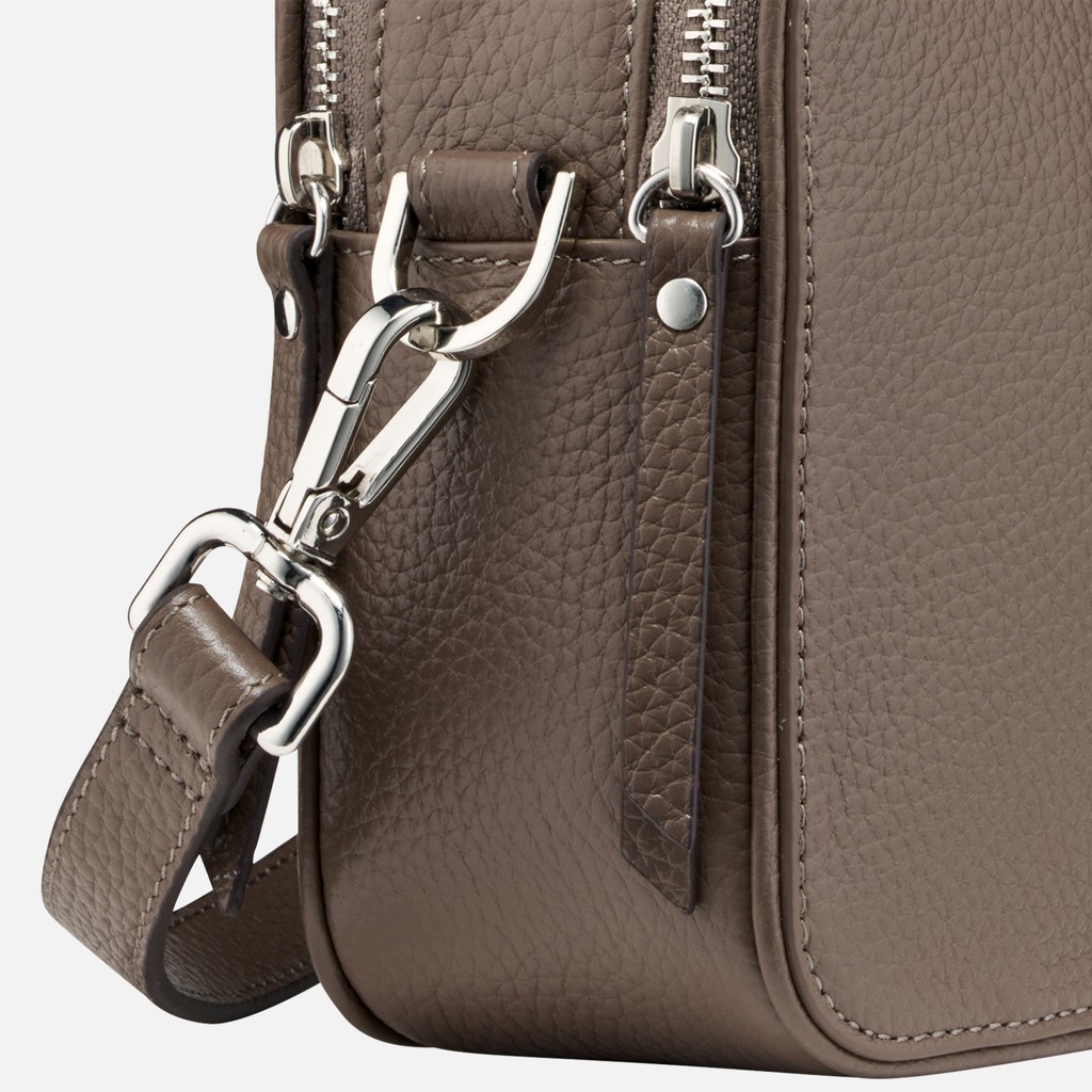 Cross-body bag NORIZE BAG WOMAN Dove Gray - image number 4 | GEOX