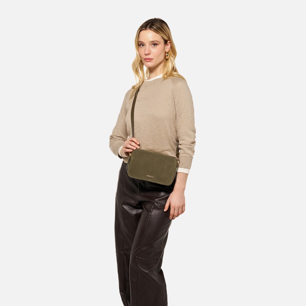 Bolso bandolera NORIZE BAG MUJER Verde militar - image number 6 | GEOX