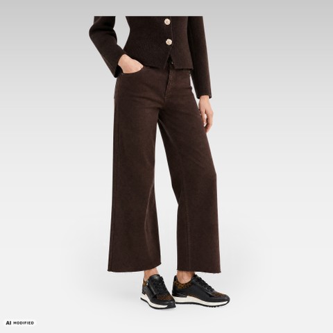 Low top sneakers DESYA WOMAN Black/Nut - image number 1 | GEOX