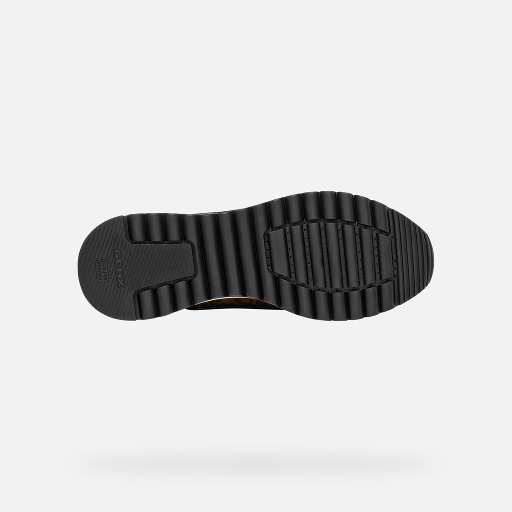 Low top sneakers DESYA WOMAN Black/Nut - image number 6 | GEOX