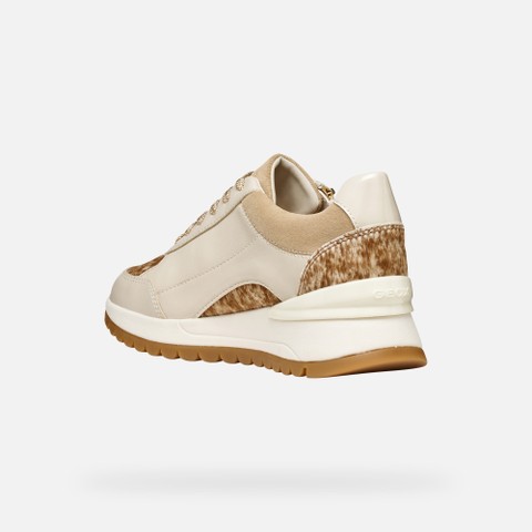 Wedge shoes DESYA WOMAN Papyrus - image number 3 | GEOX