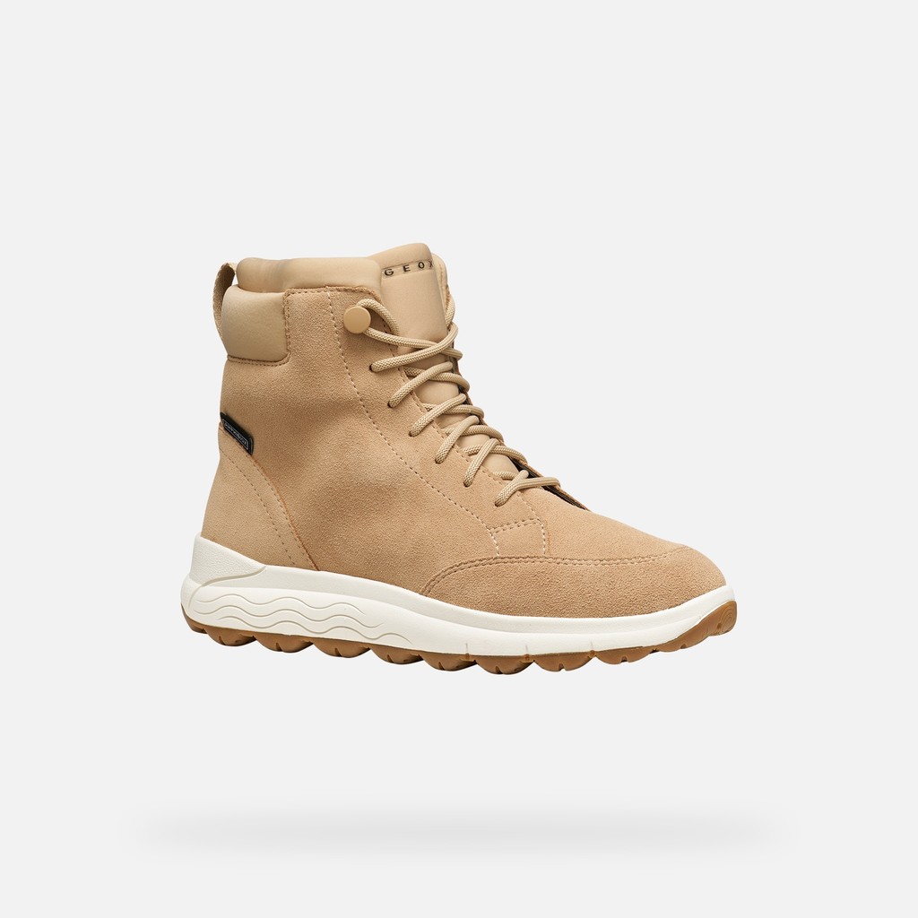 Waterproof ankle boots SPHERICA 4X4 ABX WOMAN Natural - image number 2 | GEOX