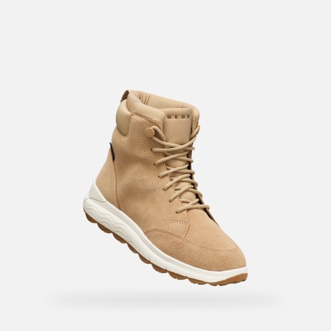 Waterproof ankle boots SPHERICA 4X4 ABX WOMAN Natural - image number 4 | GEOX
