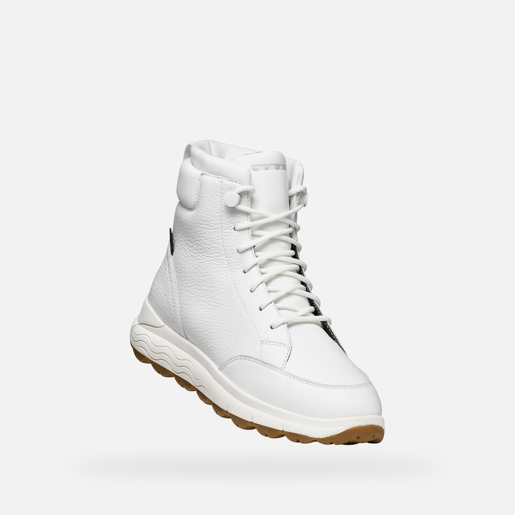 Waterproof ankle boots SPHERICA 4X4 ABX WOMAN White - image number 4 | GEOX