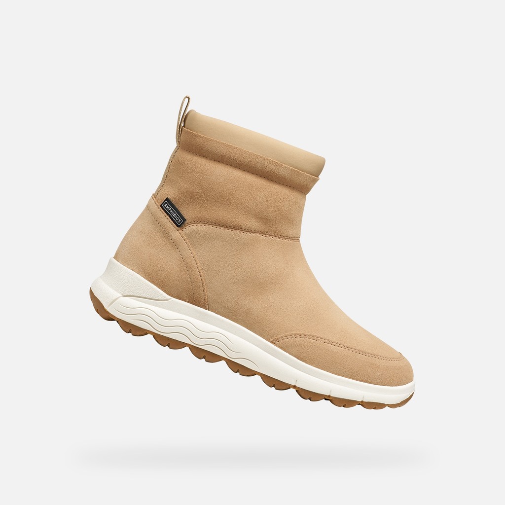 Waterproof ankle boots SPHERICA 4X4 ABX WOMAN Natural - image number 0 | GEOX