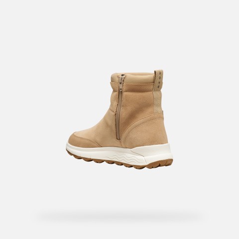 Waterproof ankle boots SPHERICA 4X4 ABX WOMAN Natural - image number 3 | GEOX