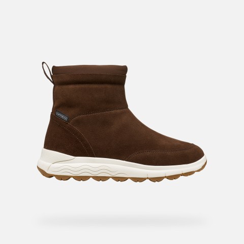 Waterproof ankle boots SPHERICA 4X4 ABX WOMAN Dark Brown - image number 1 | GEOX