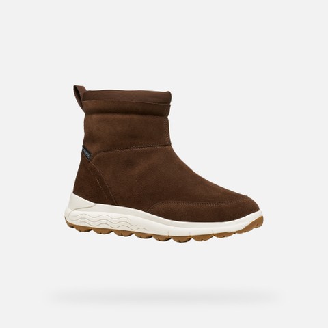 Waterproof ankle boots SPHERICA 4X4 ABX WOMAN Dark Brown - image number 2 | GEOX