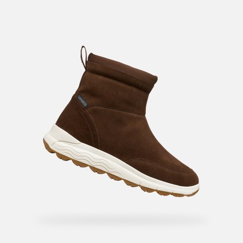 Waterproof ankle boots SPHERICA 4X4 ABX WOMAN Dark Brown - image number 0 | GEOX