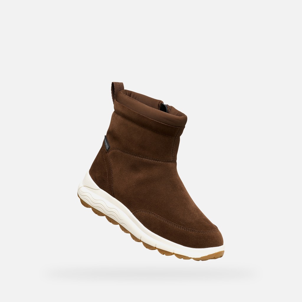 Waterproof ankle boots SPHERICA 4X4 ABX WOMAN Dark Brown - image number 4 | GEOX