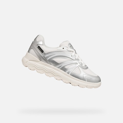 Waterproof trainers SPHERICA 4X4 ABX WOMAN White/Silver | GEOX