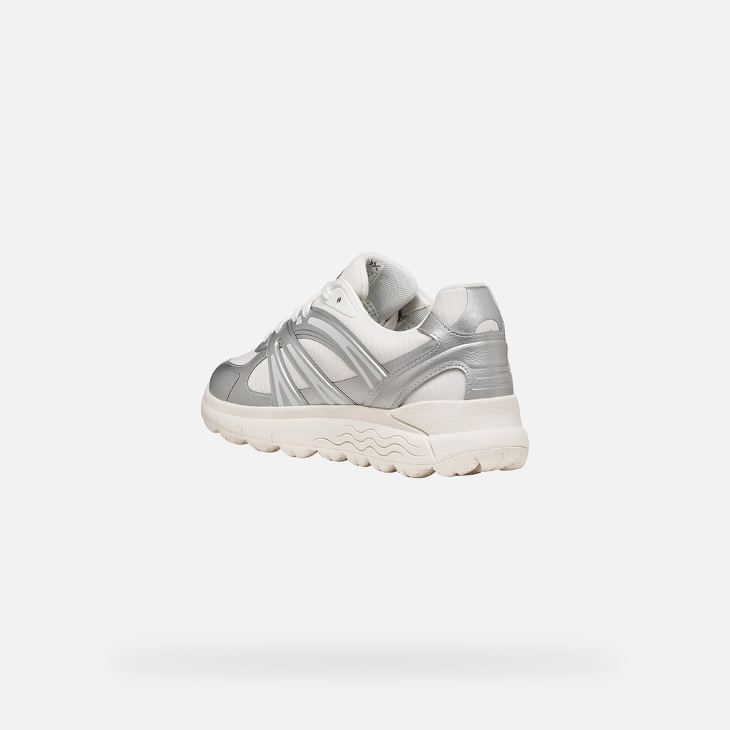 Waterproof trainers SPHERICA 4X4 ABX WOMAN White/Silver - image number 5 | GEOX