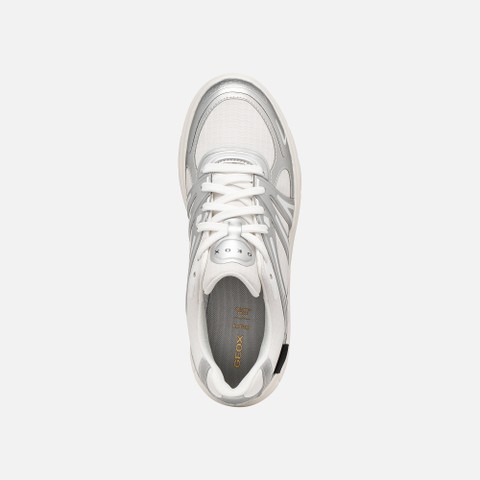 Waterproof trainers SPHERICA 4X4 ABX WOMAN White/Silver - image number 7 | GEOX
